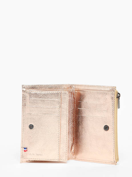 Portefeuille Etincelle Irisée Cuir Etrier Rose etincelle irisee EETI619 vue secondaire 1