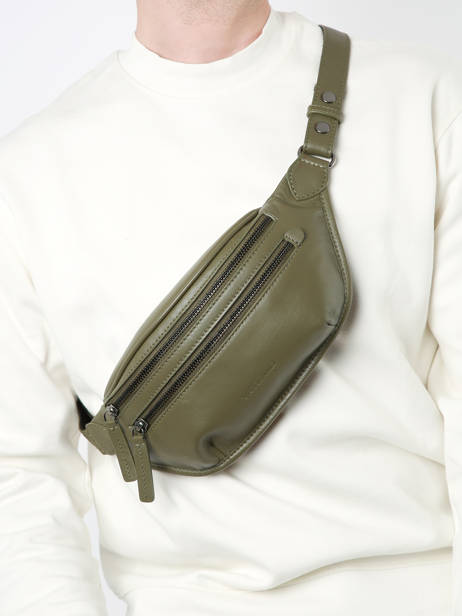 Sac Banane Yves renard Vert nappa 81510 vue secondaire 1