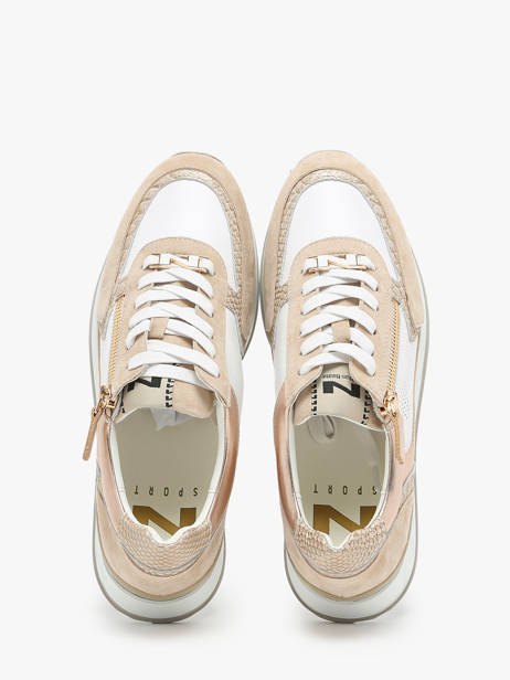 Sneakers In Leather Nathan baume Beige women 241NS01 other view 3