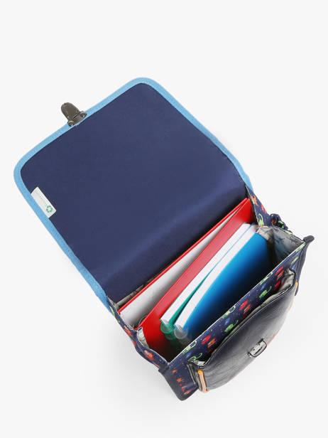 Sac à Dos 1 Compartiment Cameleon Multicolore retro SD30 vue secondaire 3