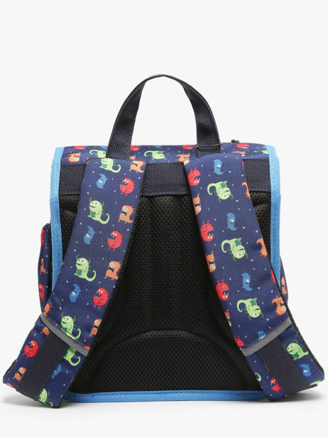 Sac à Dos 1 Compartiment Cameleon Multicolore retro SD30 vue secondaire 4