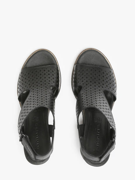 Wedge Sandals In Leather Tamaris Black women 42 other view 3