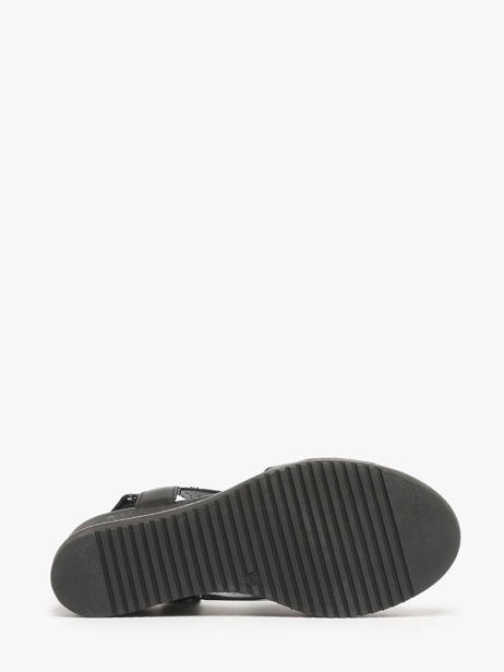 Wedge Sandals In Leather Tamaris Black women 42 other view 4