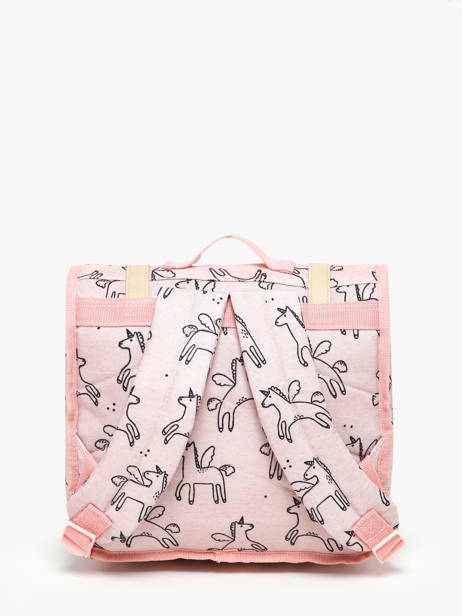 1 Compartment Satchel Kidzroom Pink lisbon beasties 4044 other view 4