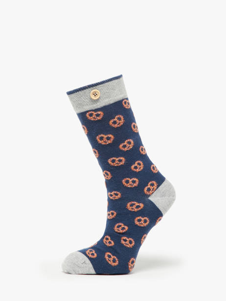 Chaussettes Cabaia Bleu socks men MAT