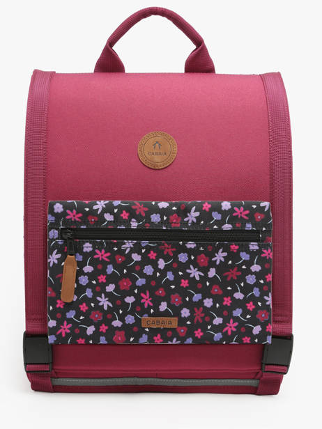 2-compartment Backpack Cabaia Red school M