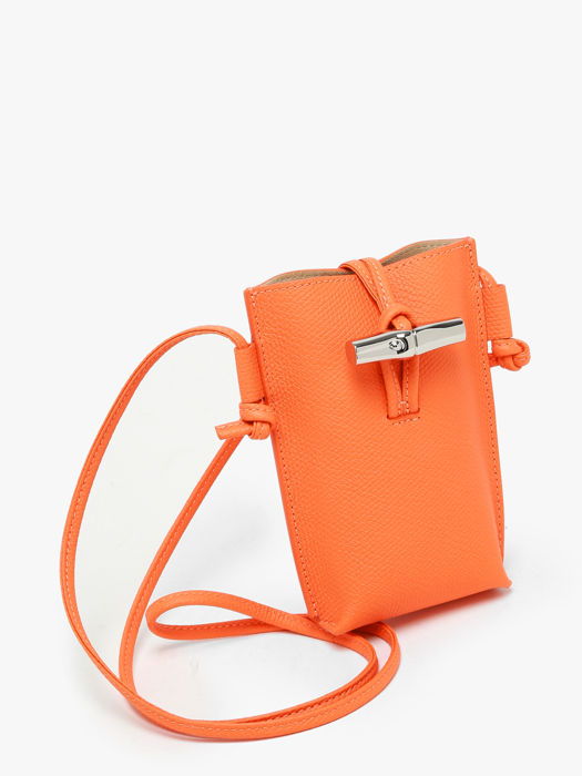 Longchamp Le roseau Ipod case / cd holder Orange