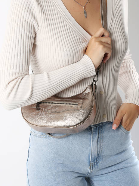 Sac Porté épaule Nine Cuir Milano Marron nine NI24061 vue secondaire 1