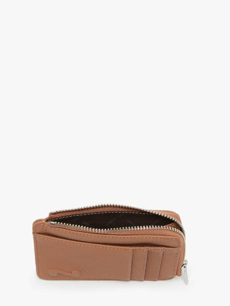 Leather Coin Purse With Card Slots Nathan baume Brown original n 217N other view 1