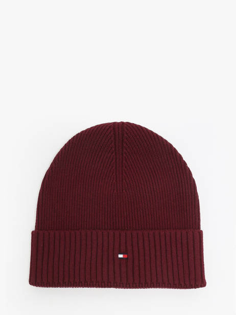 Beanie Tommy hilfiger Red essential flag AM12796