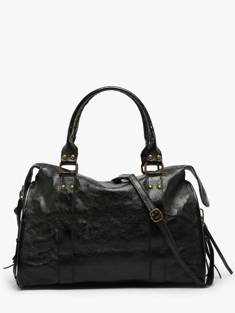 Sac Porté épaule A4 Nine Cuir Milano Noir nine NI24093 vue secondaire 4