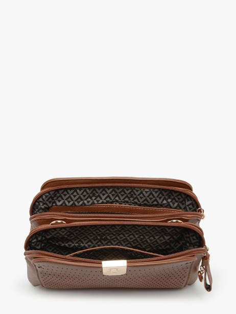 Shoulder Bag Ajoure Lulu castagnette Brown ajoure WINSTON other view 3
