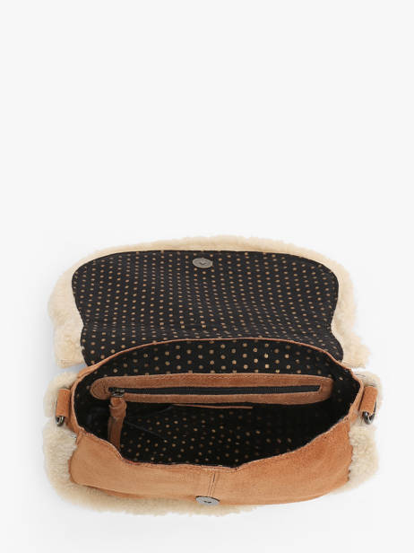 Sac BandouliÃ¨re Risia Cuir Pieces Marron risia 17152862 vue secondaire 3