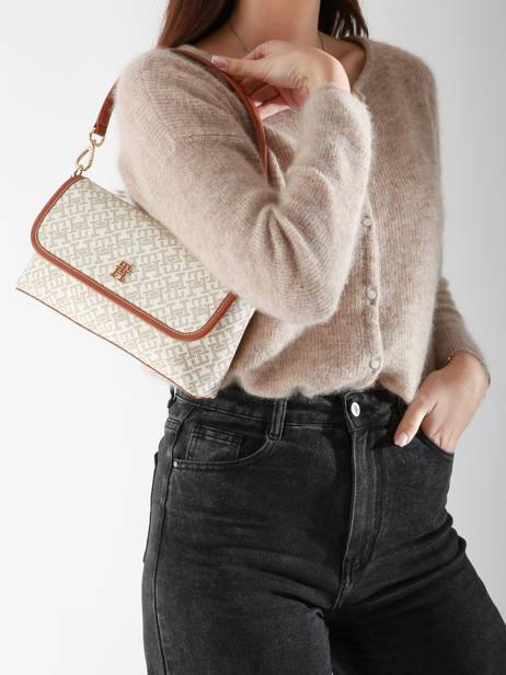 Shoulder Bag Th Monoplay Leather Tommy hilfiger Brown th monoplay AW17341 other view 1