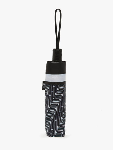 Mini Automatic Double L Umbrella Lancel Black parapluie L240