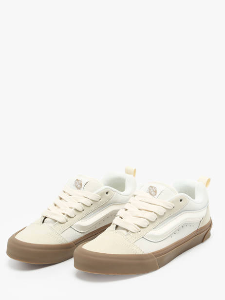 Sneakers In Leather Vans Beige unisex 9QCDBS other view 2