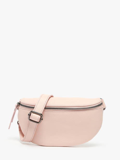 Leather Caviar Belt Bag Milano Pink caviar CA19091B
