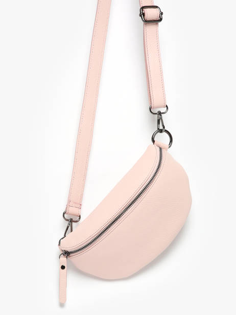 Leather Caviar Belt Bag Milano Pink caviar CA19091B other view 2