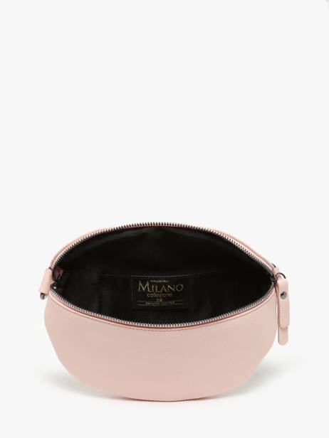 Leather Caviar Belt Bag Milano Pink caviar CA19091B other view 3