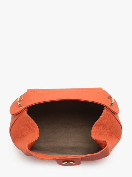 Crossbody Bag Nymphea Leather Nathan baume Orange nymphea 2 other view 3