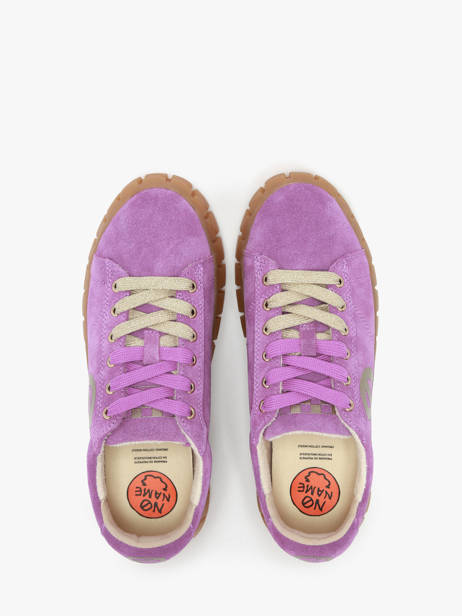 Sneakers Play In Leather No name Violet women PLVS0440 other view 4