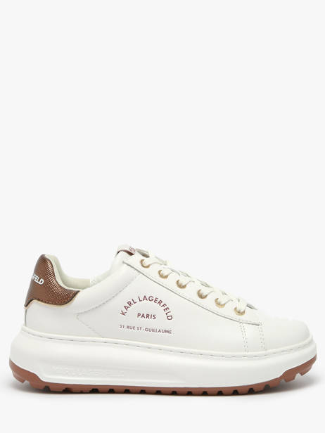 Sneakers Kapri Lug Maison In Leather Karl lagerfeld White women KL67538M