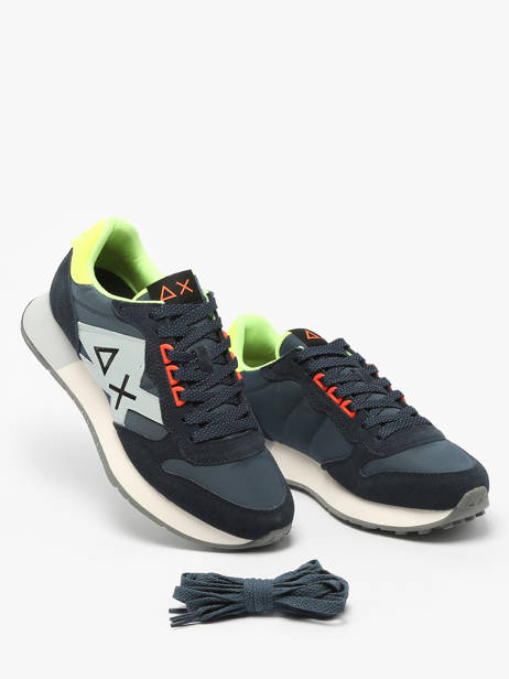 Sneakers Sun68 Blue men Z35113 other view 3