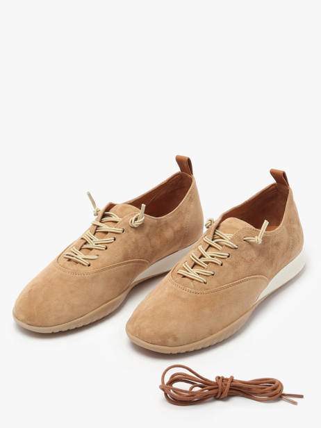 Sneakers Dart In Leather Mam'zelle Brown women CSGLO24 other view 2