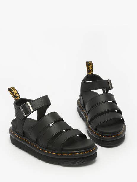 Sandals Blaire In Leather Dr martens Black women 31520001 other view 1