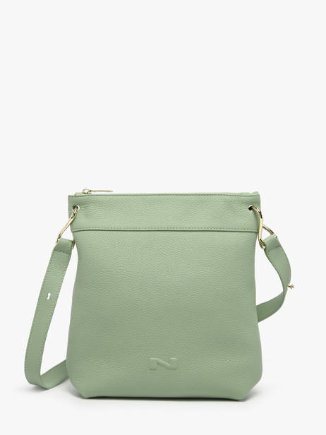 Crossbody Bag Tiki Mini Leather Nathan baume Green victoria N1910586