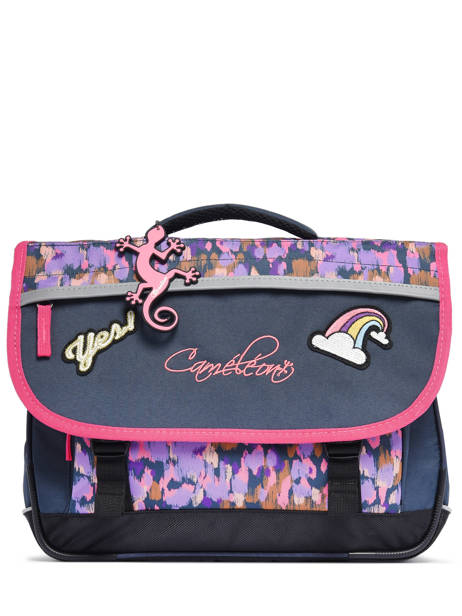 Satchel 2 Compartments Cameleon Blue actual PBBACA38 other view 6
