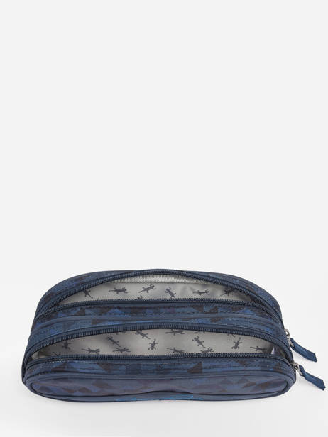Pencil Case 2 Compartments Cameleon Blue actual PBBATROU other view 1