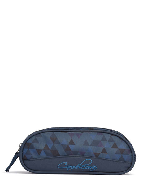 Pencil Case 2 Compartments Cameleon Blue actual PBBATROU other view 3