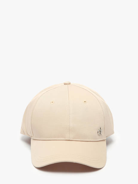Cap Calvin klein jeans Beige ck metal K613102