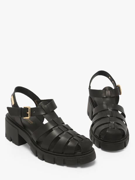 Sandals Bayla In Leather Les tropeziennes Black women BAYLA other view 1