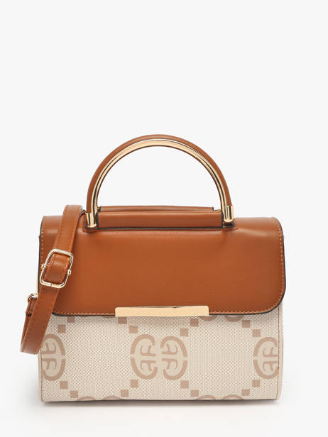 Ccrossbody Satchel Signed Miniprix Beige signed 2