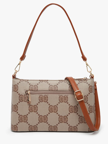 Shoulder Bag Signed Miniprix Brown signed DQ851711 other view 3