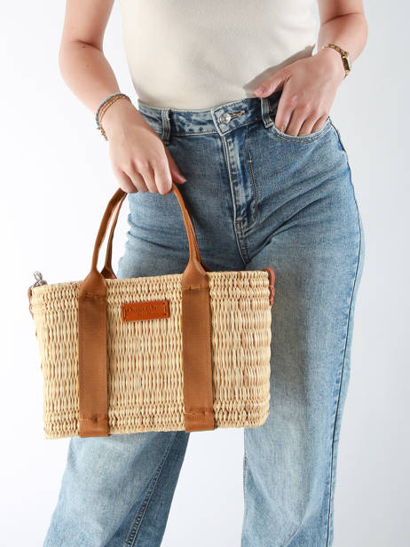 Handbag Estival Straw Le voyage en panier Beige estival PM779 other view 1
