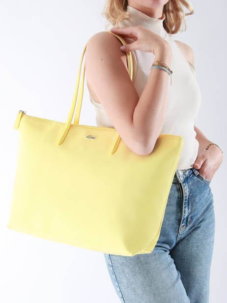 Shoulder Bag L.12.12 Concept Lacoste Yellow l.12.12 concept 17WAYPGK other view 1