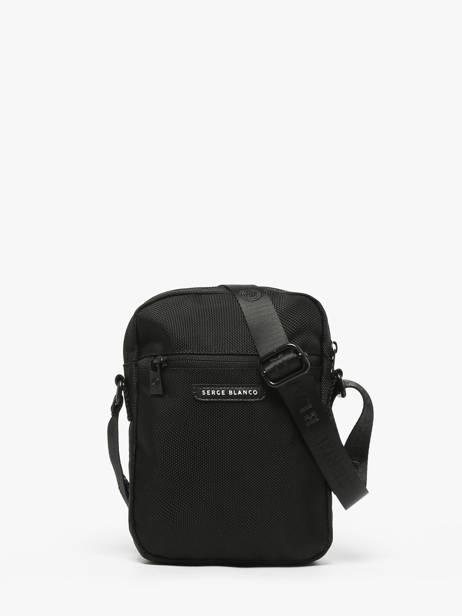 Sac Bandoulière Serge blanco Noir control CTL13005 vue secondaire 4