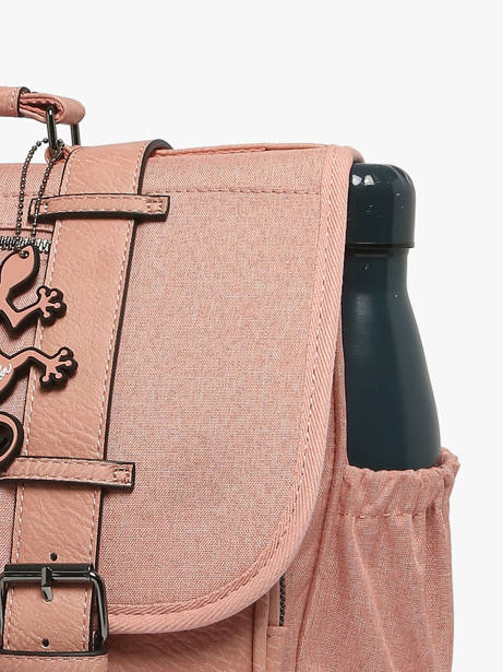 Satchel 3 Compartments Cameleon Pink vintage color VIC-CA41 other view 5