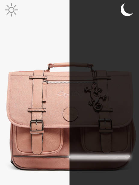 Cartable 2 Compartiments Cameleon Rose vintage color CA146Q vue secondaire 8