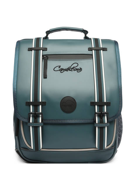 2-compartment Vintage North Backpack Cameleon Blue vintage north SD39 other view 7