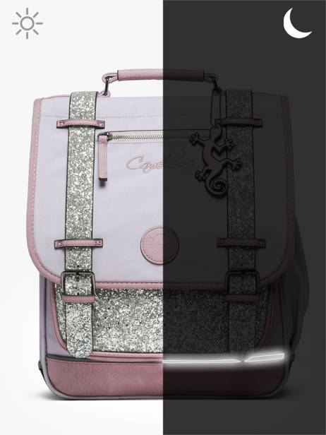 2-compartment Vintage Fantasy Backpack Cameleon Violet vintage fantasy SD39 other view 7