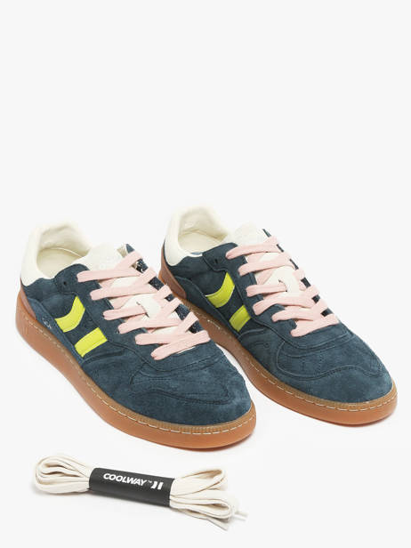 Sneakers In Leather Coolway Blue men 86036020 other view 1