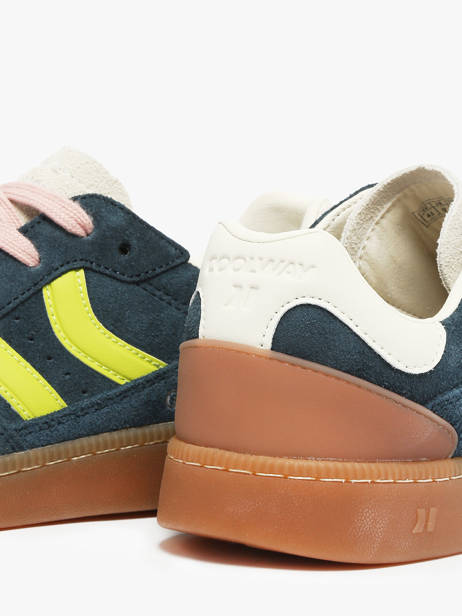 Sneakers In Leather Coolway Blue men 86036020 other view 2