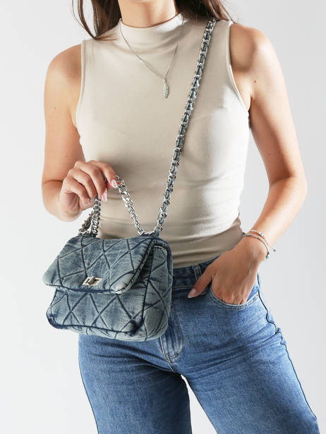 Sac BandouliÃ¨re Jean Miniprix Bleu jean MM25262 vue secondaire 1