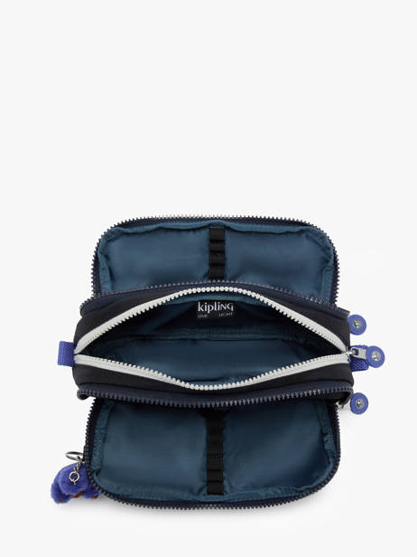 3-compartment Pouch Kipling Blue back to school K13564 other view 1