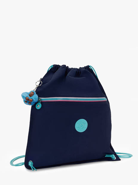 Gym Bag Kipling Blue back to school K09487 other view 2