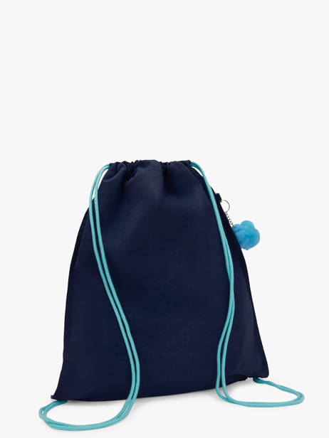 Gym Bag Kipling Blue back to school K09487 other view 4